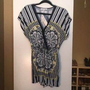 Patterned romper